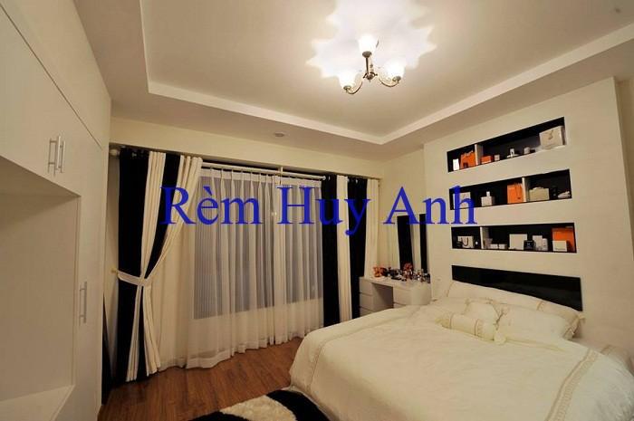 rem vai cao cap 2 lop don mau phong ngu