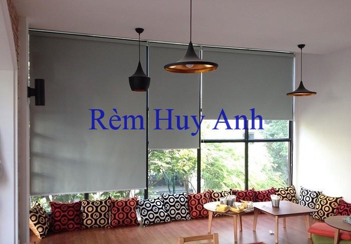 rem cuon ngan nhiet mau ghi xam